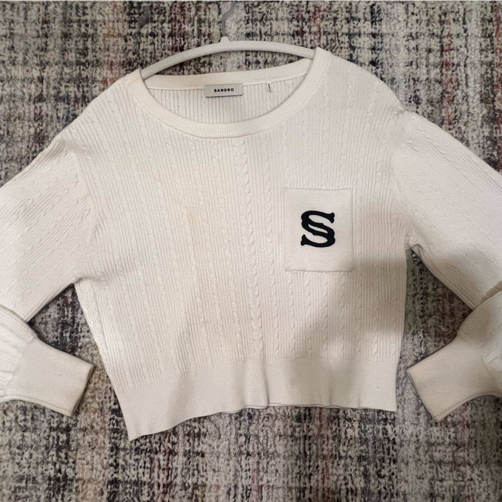 Sandro minimalist sweater